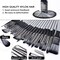25pcs Paint Brush Set, Professional Paintbrushes Acrylic Paint Brushes Expert Series Nylon Brushes Kit with Palette Knife and Cloth Roll for Acrylic, Oil, Watercolor and Face Painting